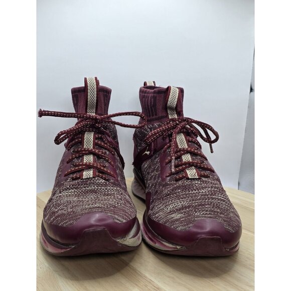 Size 8.5 - Mens PUMA Ignite EvoKnit Bergundy flyknit shoes sneakers - Picture 2 of 10